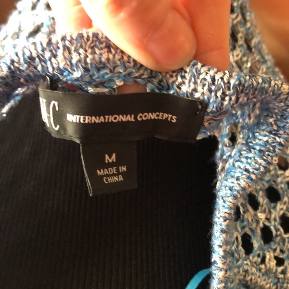 Pretty Blue Sequin Women’s Cover-Up/Jacket - Picture 11 of 11